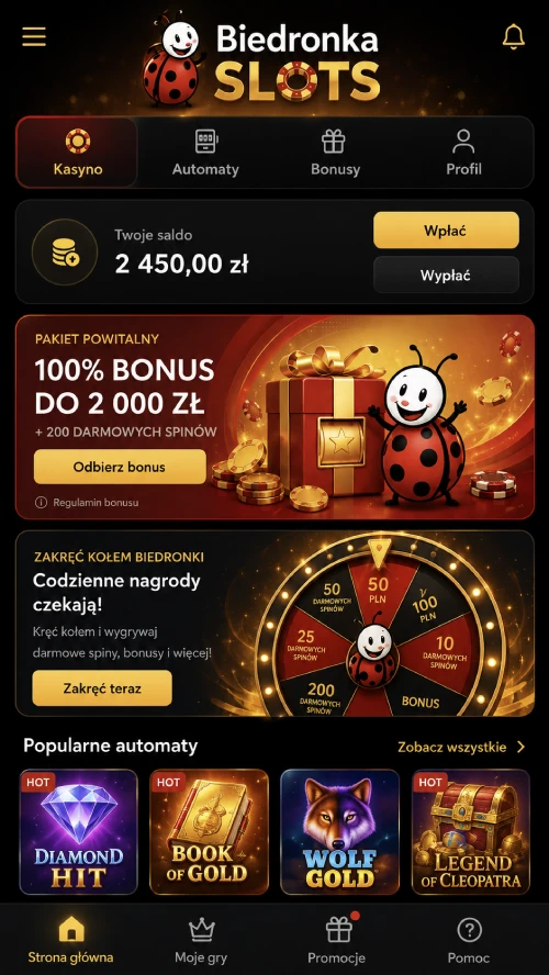 Gra Mobilna w Biedronka Slots